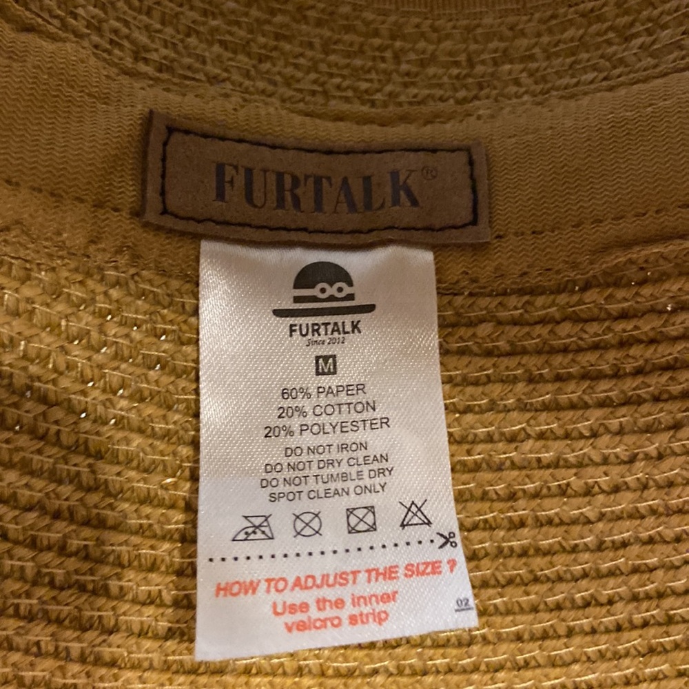 Furtalk Hat excellent condition size M - Picture 2 of 8